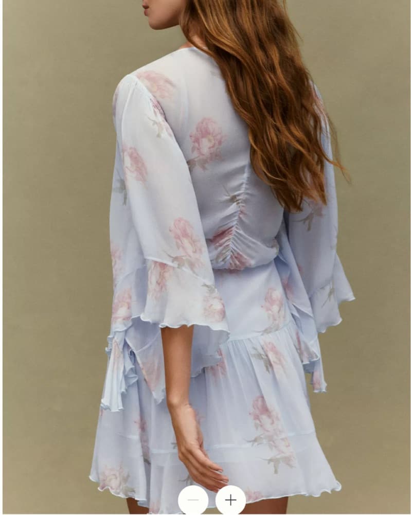 Ethereal Floral Ruffle Dress - Image 2