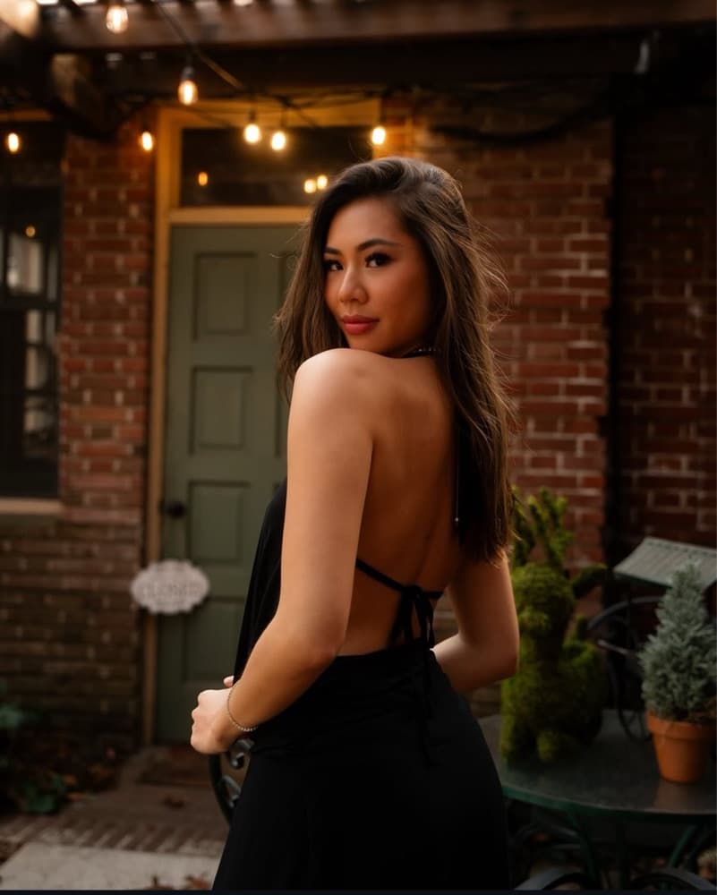 Elysia Chiffon Maxi Dress In Black - Image 3