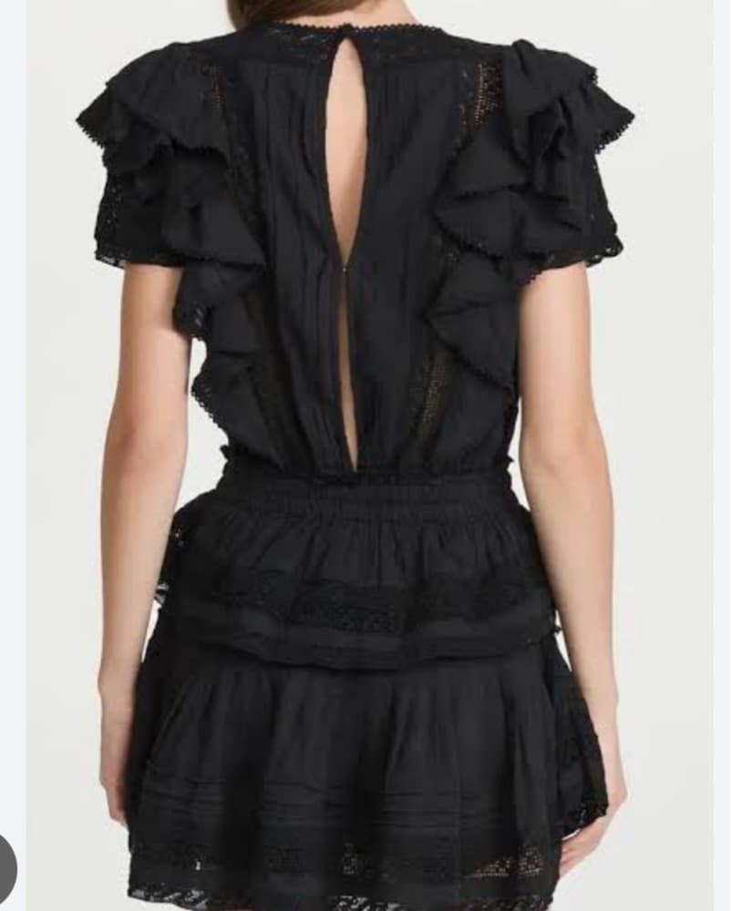 LoveShackFancy Black Mini dress - Image 3
