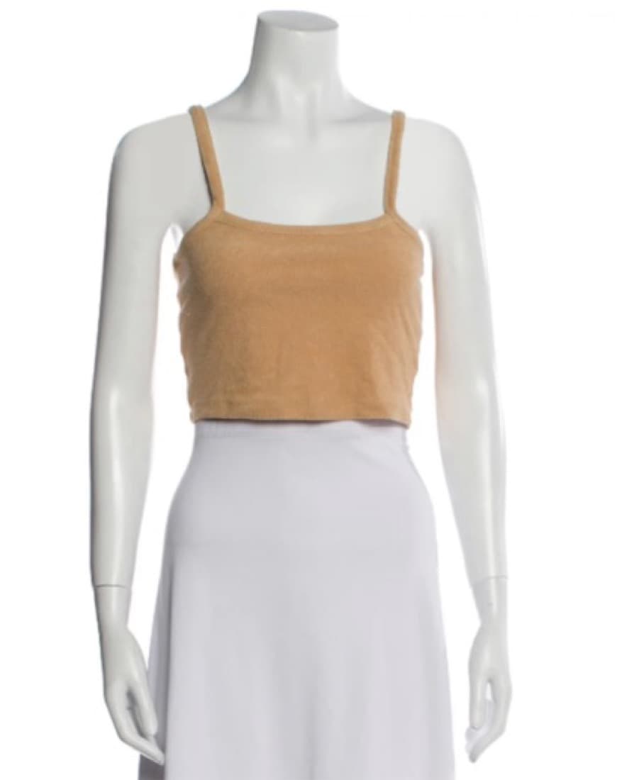 The Drops Neutral Crop Top - Image 1