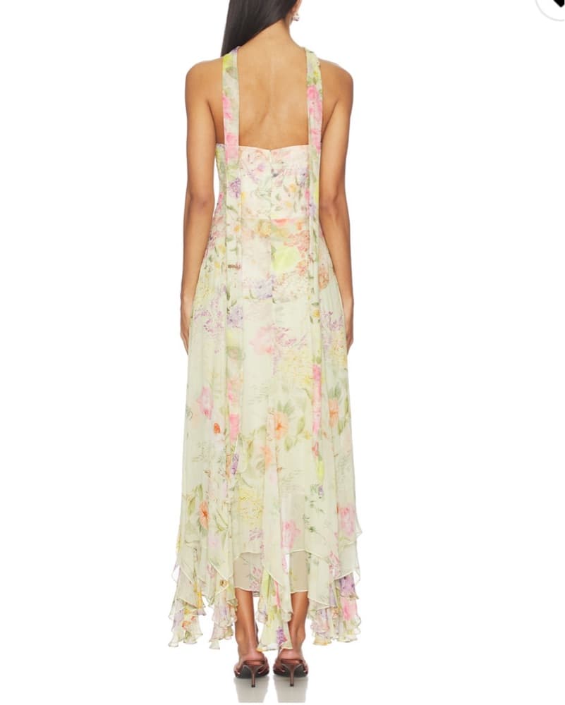 Amanda Uprichard Monterey Dress & Scarf - Image 4
