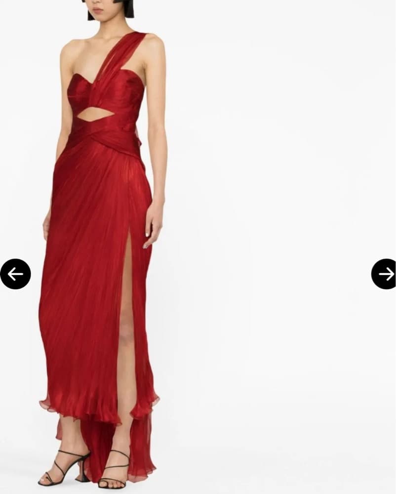 Maria Lucia Hohan Red Gown - Image 4