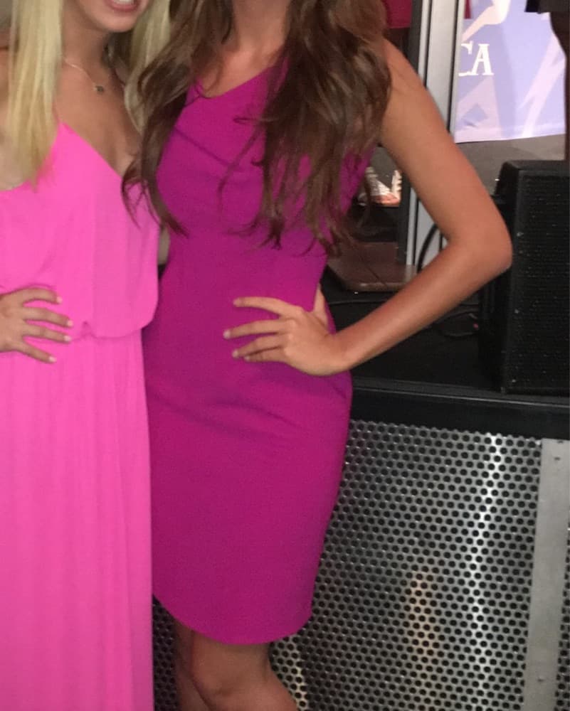 Pink Short Cocktail Dress - Image 1