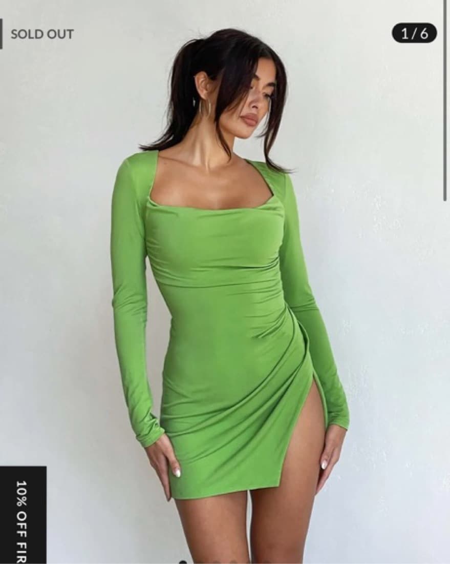 Tiger Mist Joslin Long Sleeve Dress - Image 1