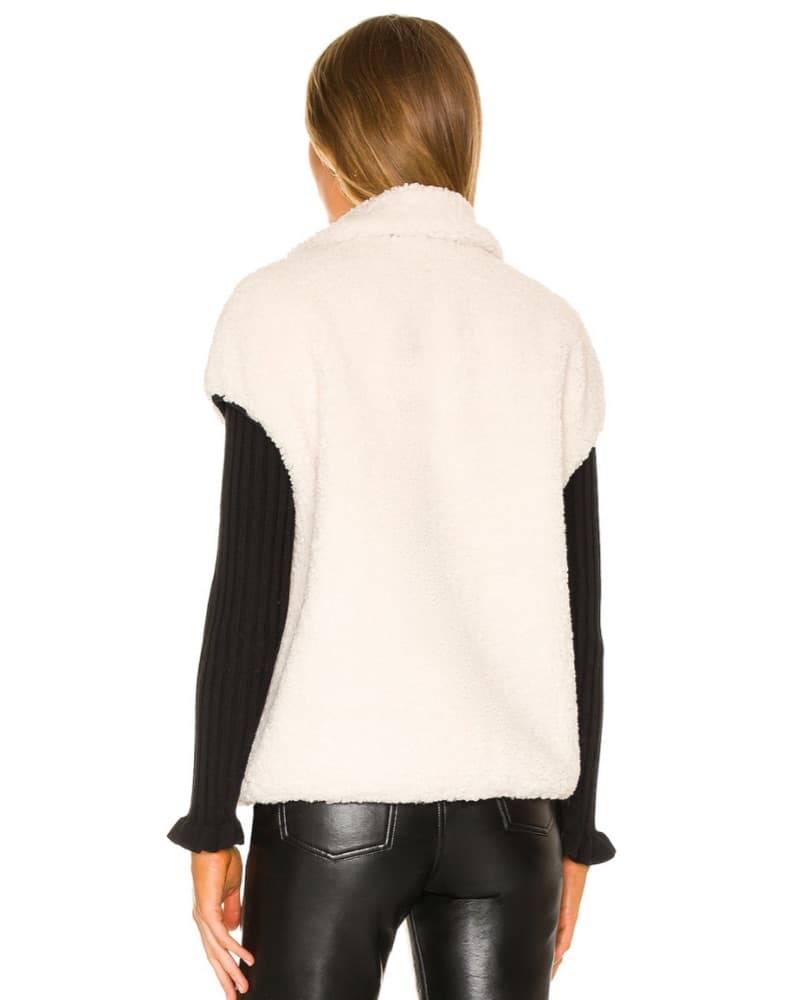 Adrienne Landau Faux Lamb Vest  - Image 2