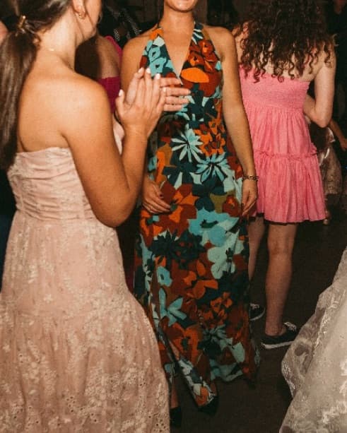 Vibrant Floral Maxi Dress - Image 1
