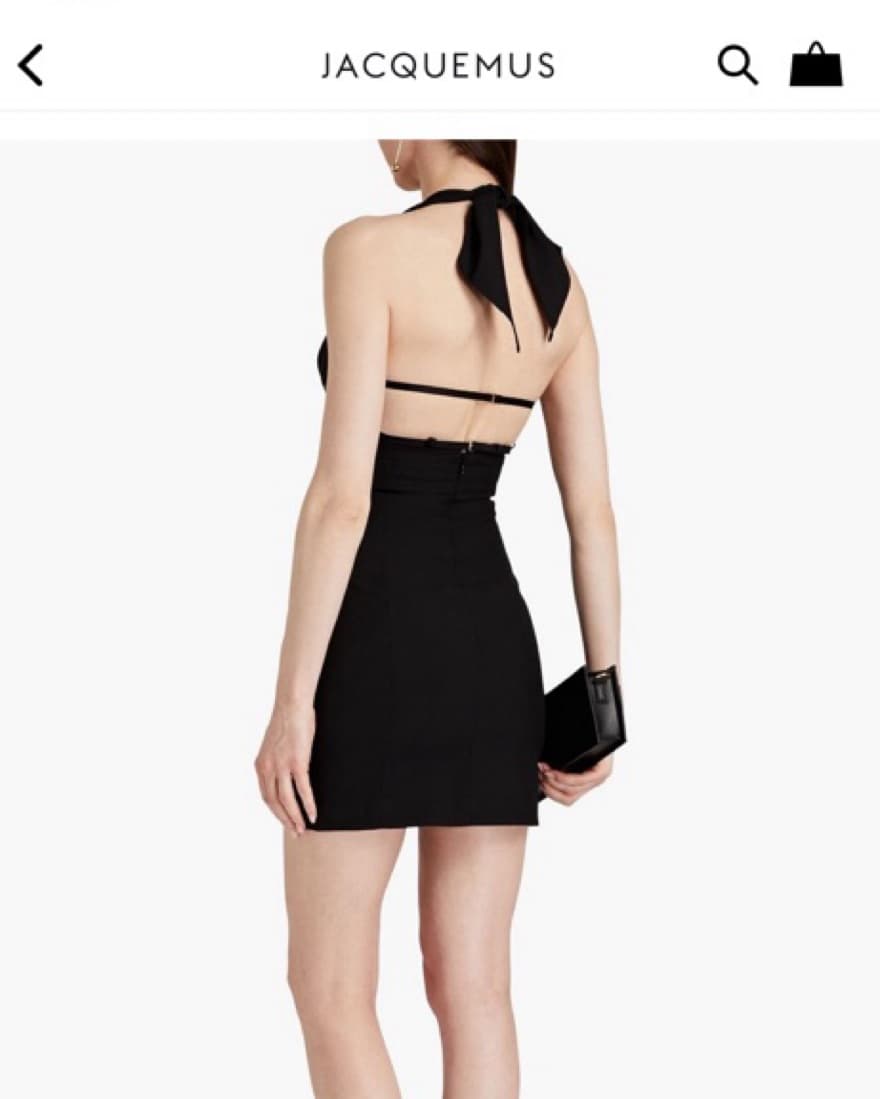 JACQUEMUS HALTER MINIDRESS - Image 4