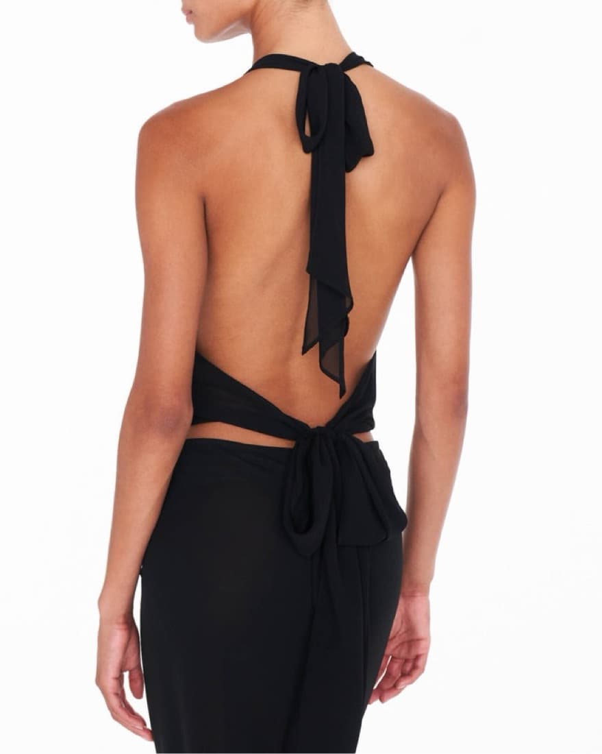 Nova Rat And Boa Black Top - Image 2