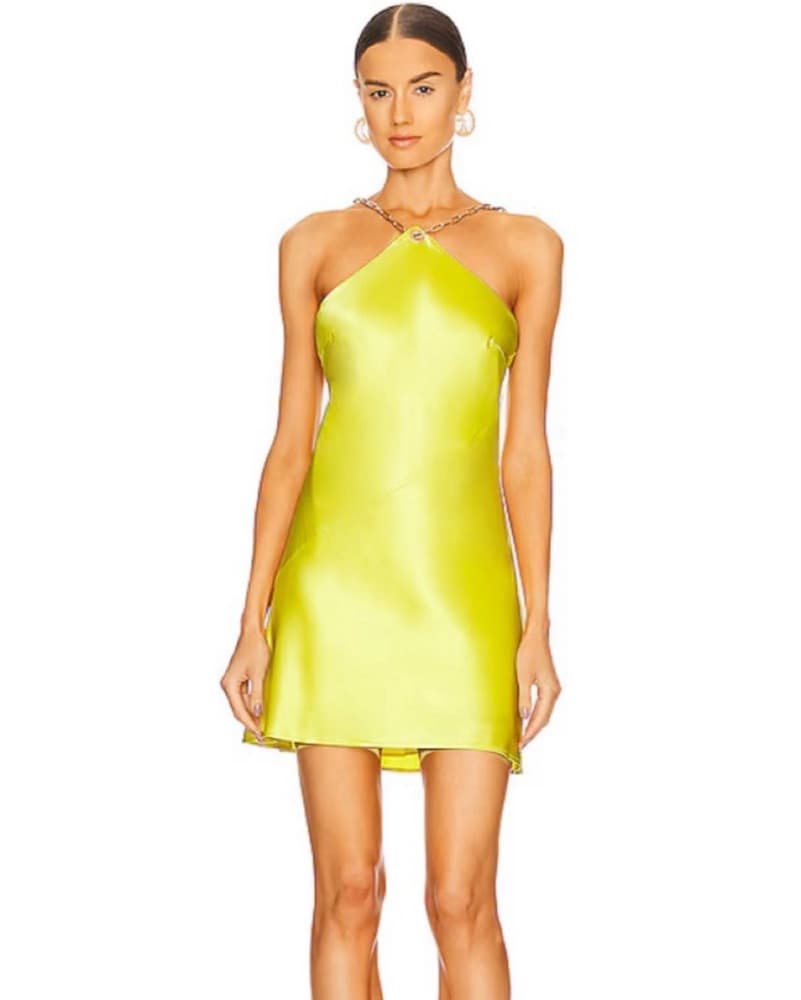 Cult Gaia Yellow Mini Dress - Image 1