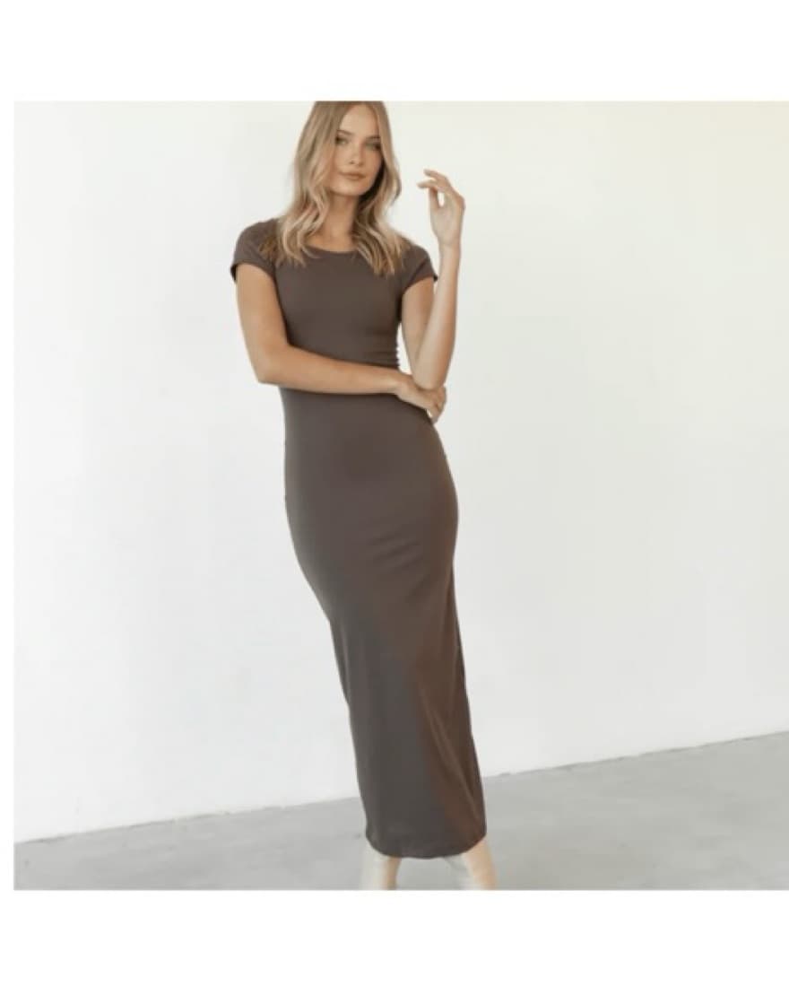 Charcoal Clothing Open Back Dress - Image 5