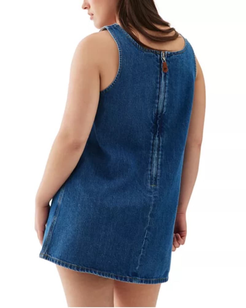 Parke Denim Mini Dress - Image 2