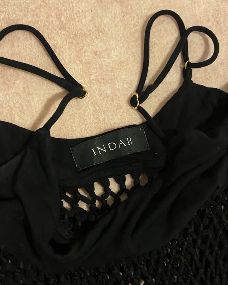 INDAH Black Maxi Bella Dress  - Image 3