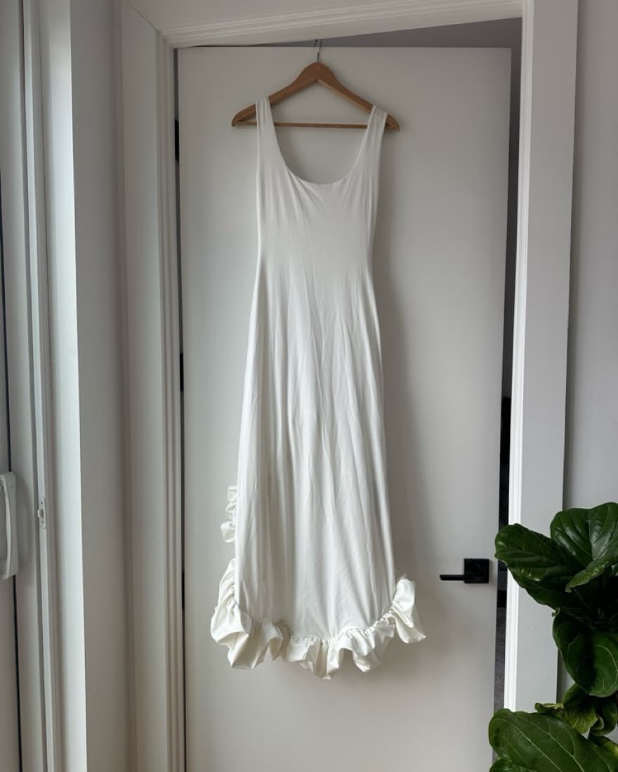 Maygel Coronel Garita Dress In White - Image 2