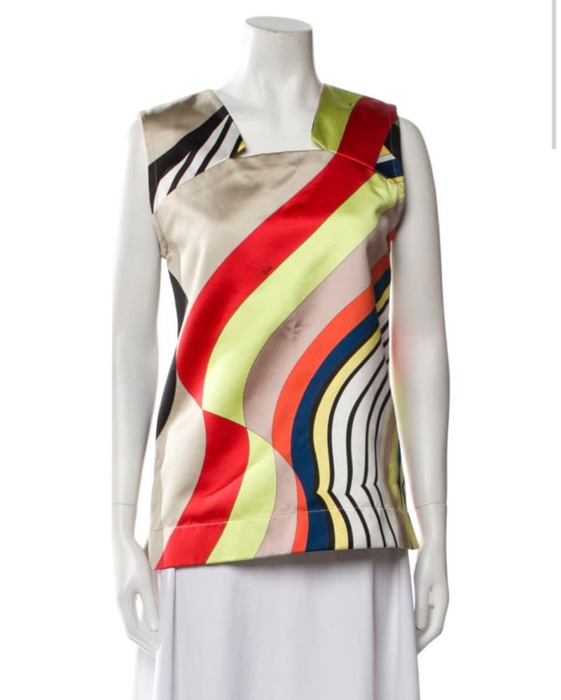 Pucci Cowl Neck Top - Image 1
