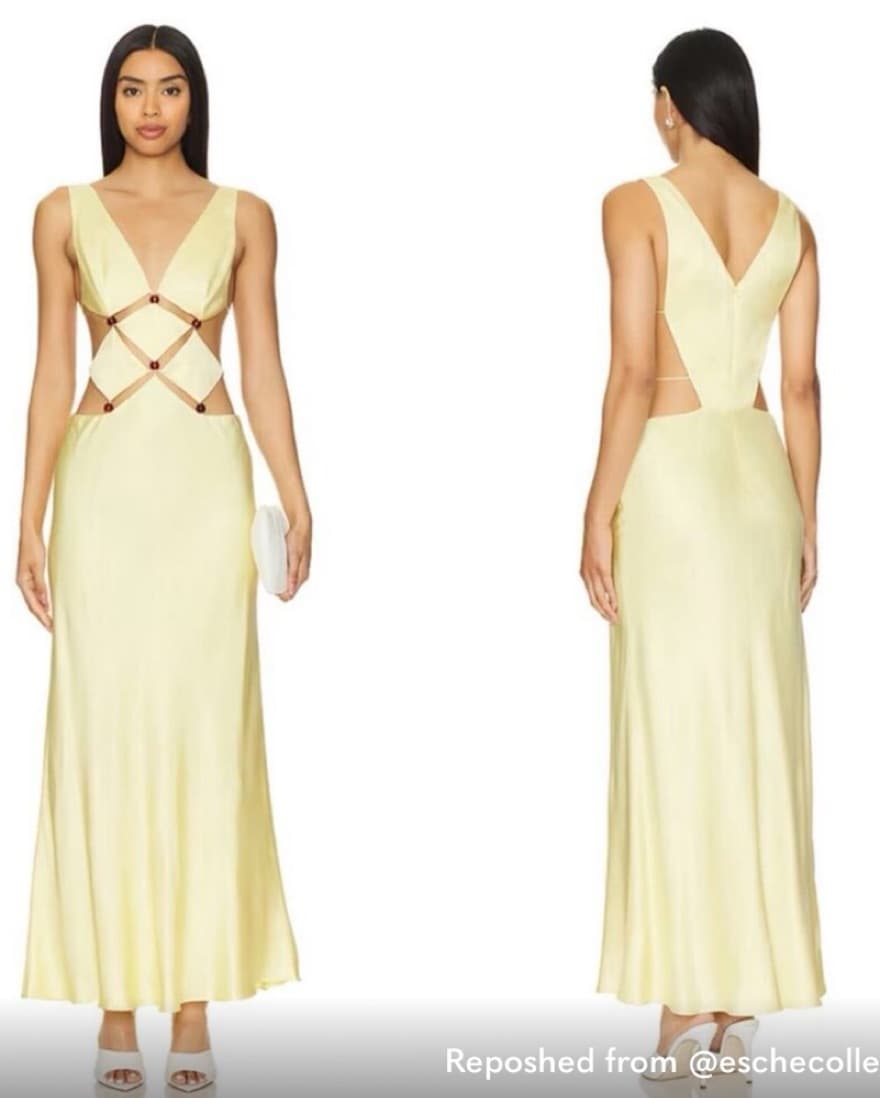 Bec + Bridge Yellow Agathe Diamond Maxi  - Image 2