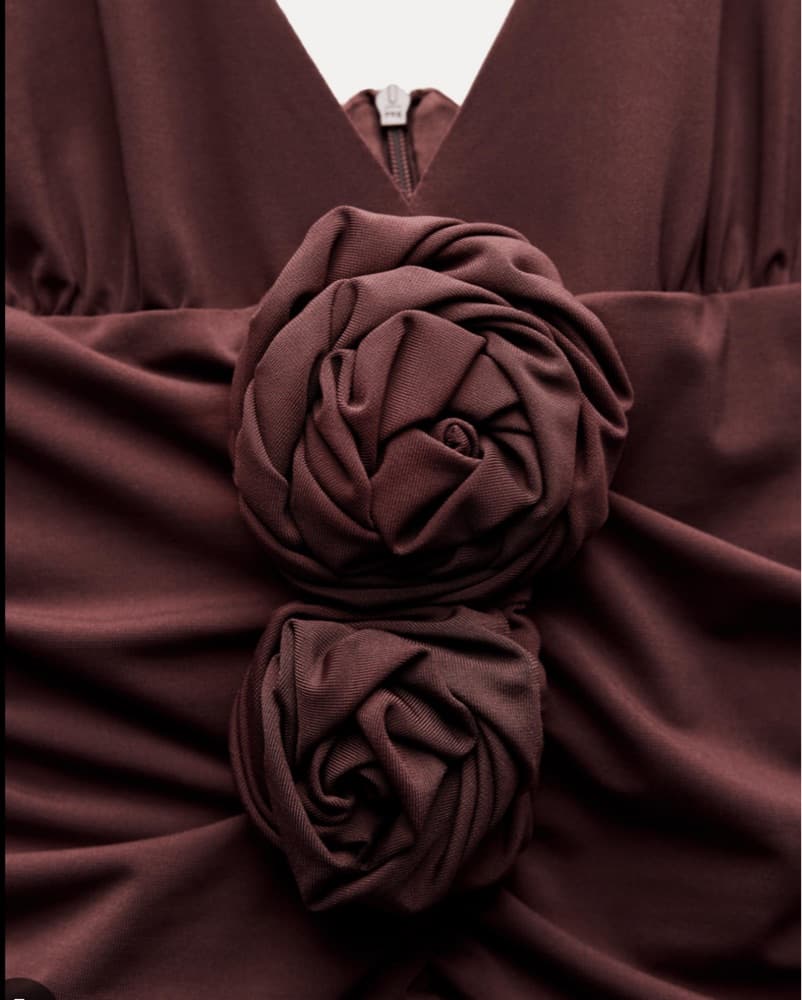 Elegant Plum Satin Gown - Image 3