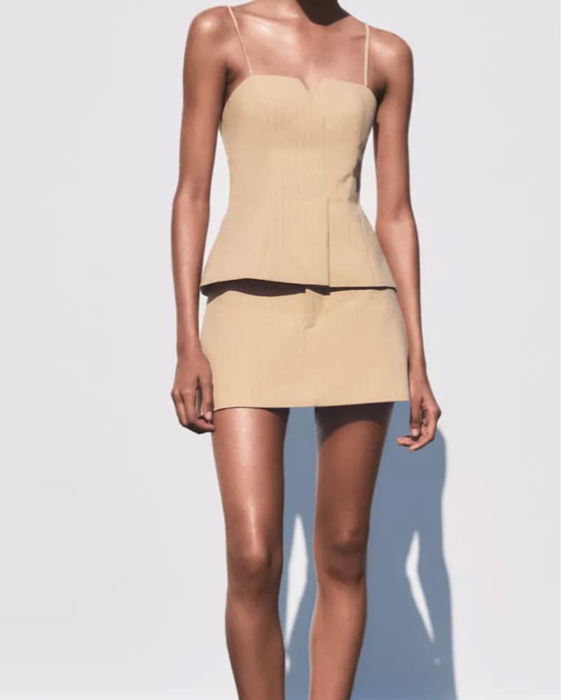 Zara Tan Matching Set - Image 1