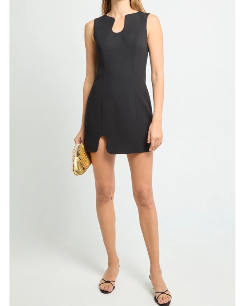 Chic Black Mini Dress - Image 1