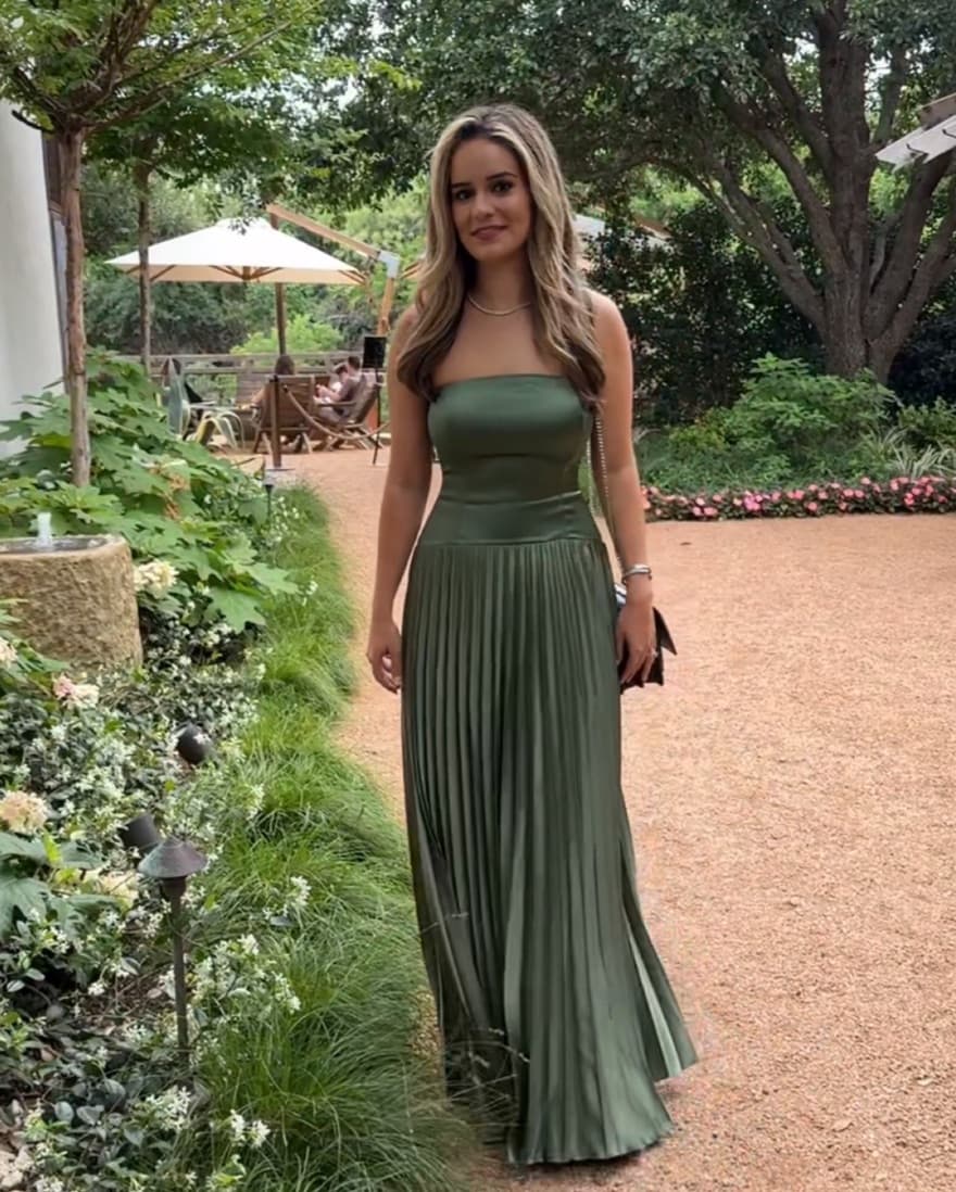 A&F Giselle Strapless Drop-Waist Gown - Image 3