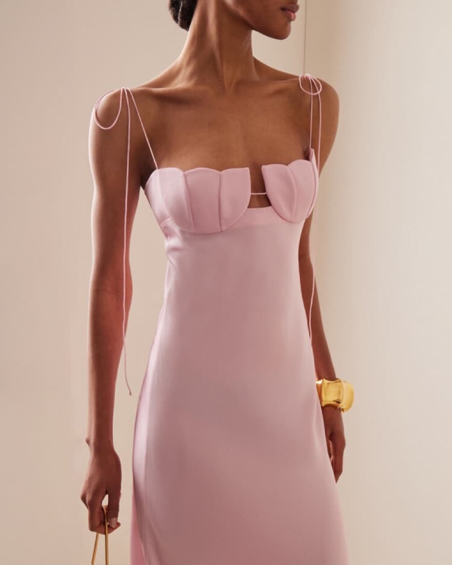 Anna October Tulip Satin Maxi Dress - Image 6
