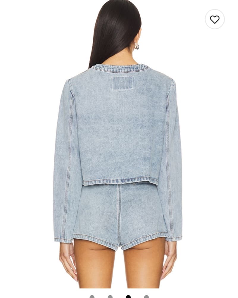 Amanda Uprichard Denim set - Image 3