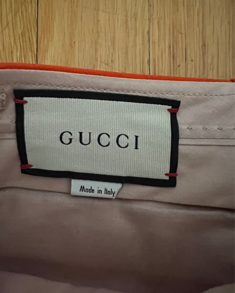 Orange Gucci Trousers  - Image 4