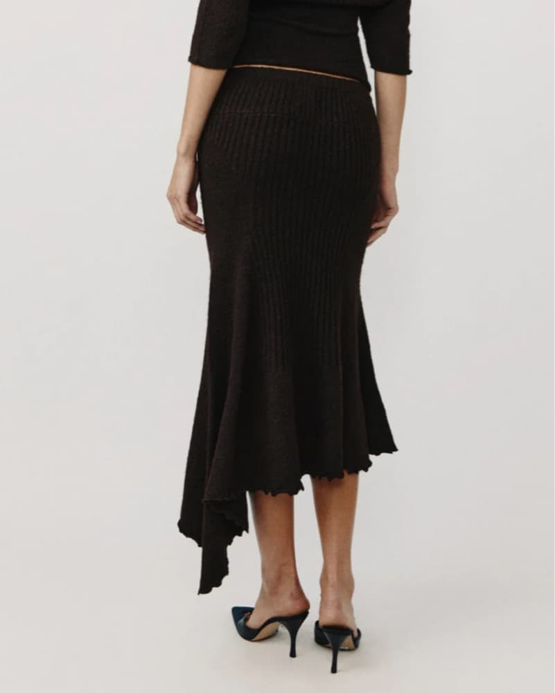 With Jean Fia Skirt Chocolate - Image 2