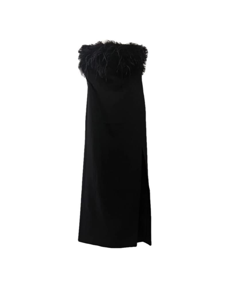 Massimo Dutti Feather Dress - Image 1