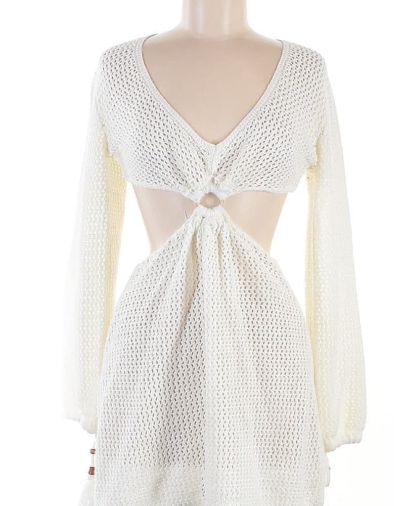 Crochet Midi Dress - Image 1
