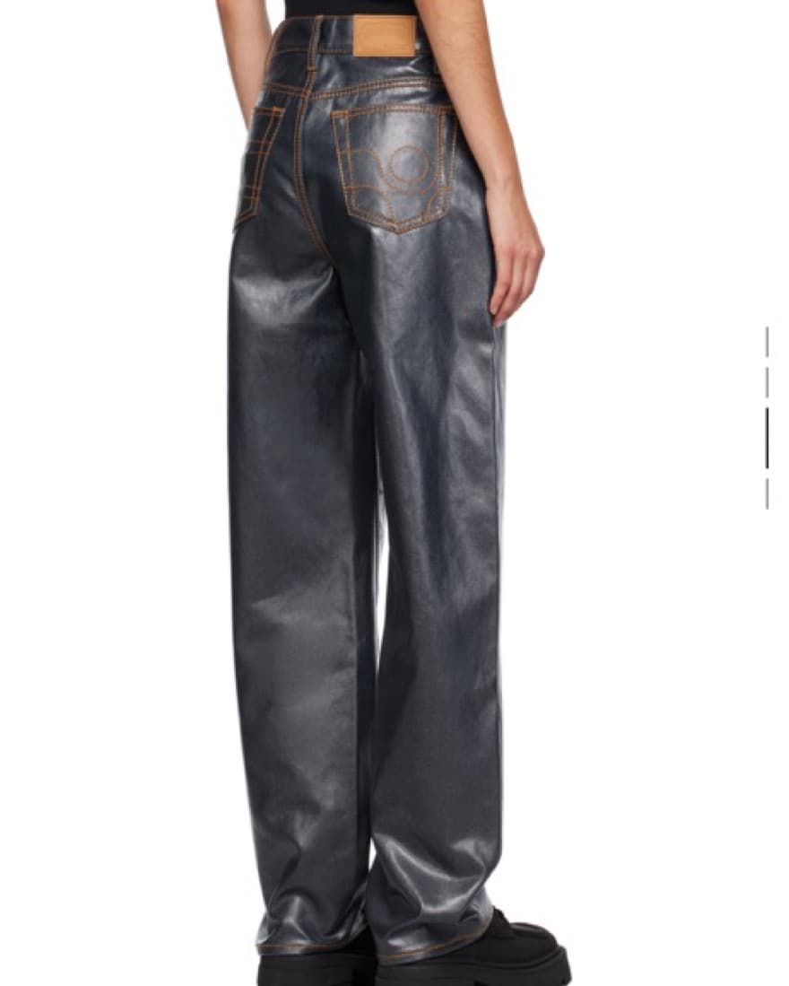 EYTYS Ssense Exclusive navy Benz pants - Image 2