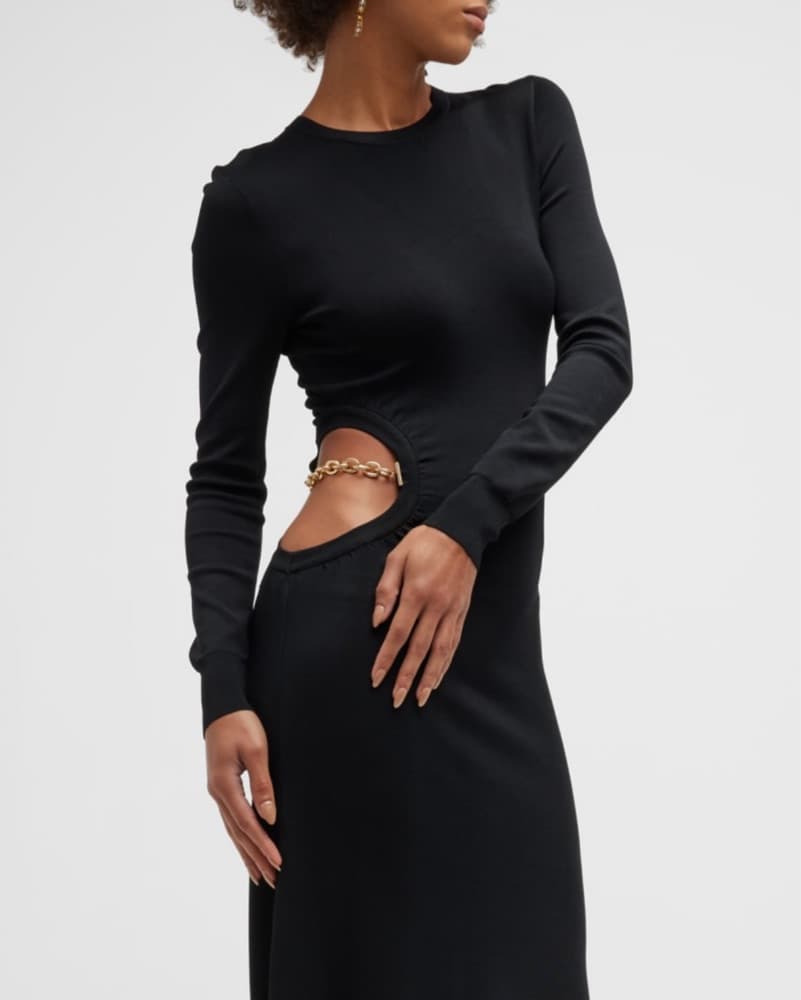 Jadye Gold Detail Dress - Image 2