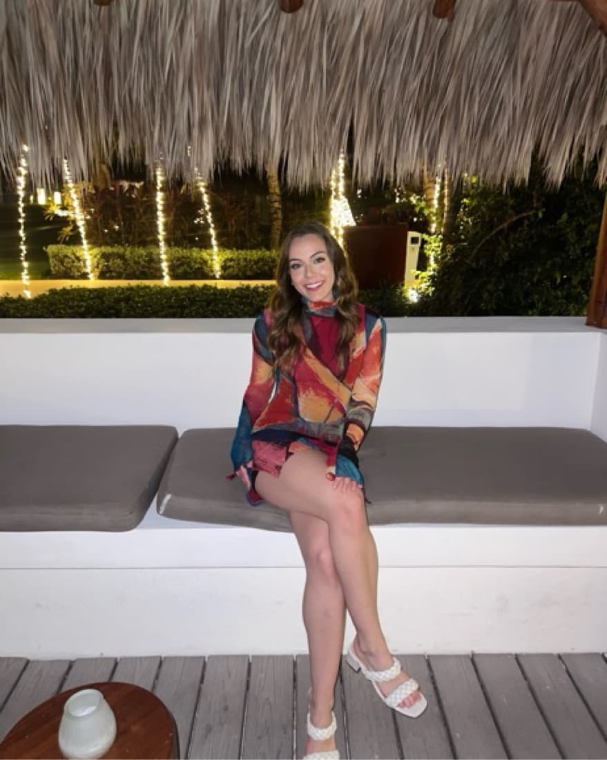 Multi Colored Mini Dress - Image 1