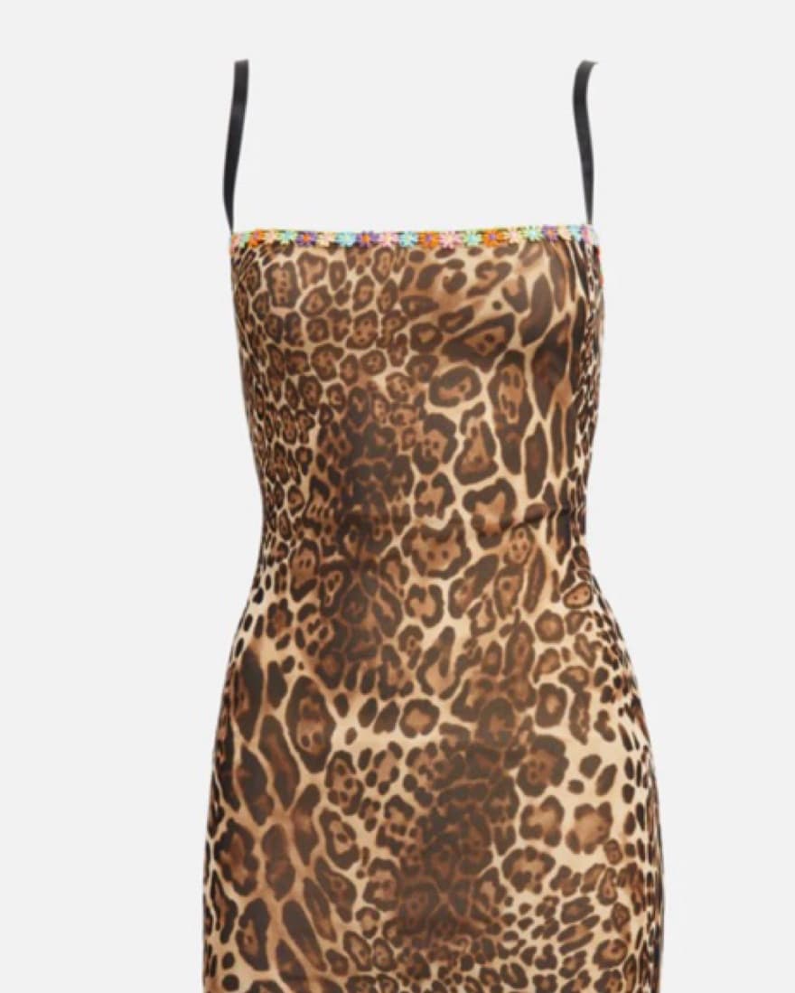 Danielle Guizio Leopard Mini Dress  - Image 3
