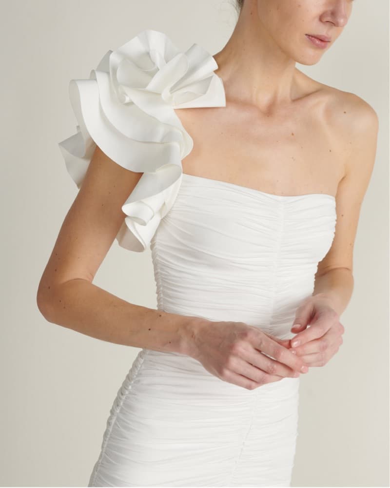 Maygel Coronel - White Mini Dress - Image 3