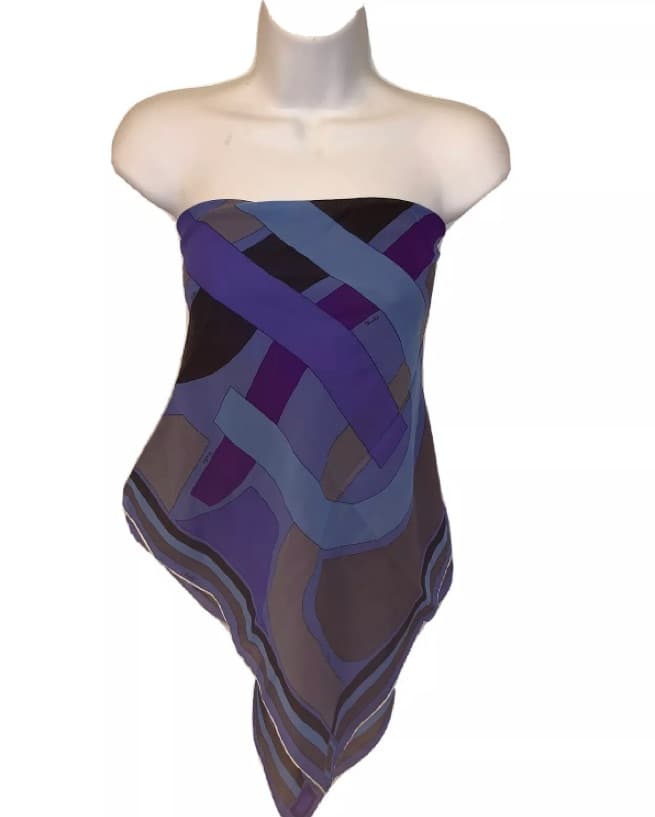 EMILIO PUCCI silk chiffon SCARF - Image 2