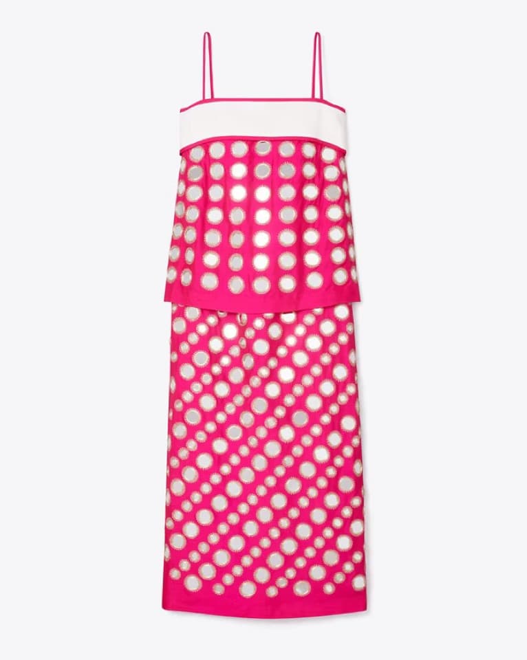 Tory Burch Mirror Dress in Pink Sz 00 - Image 2