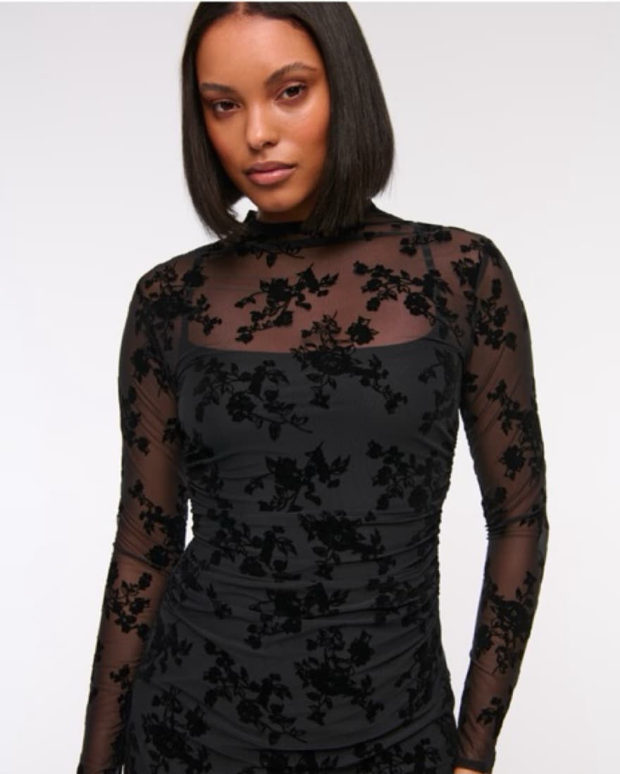 Black Abercrombie Mini Dress - Image 2