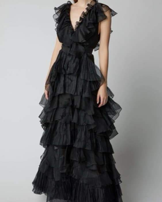 Johanna Ortiz Melancholy Ruffle Gown  - Image 5