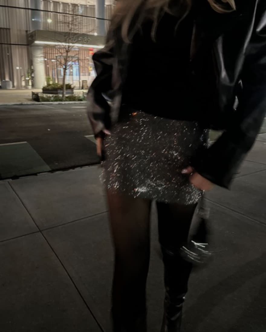 Mango x Jen Ceballos Mini Skirt - Image 1