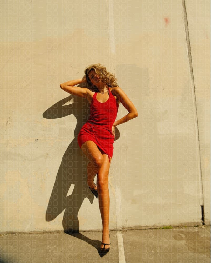 Frankie's Bikinis Red Dress - Image 3