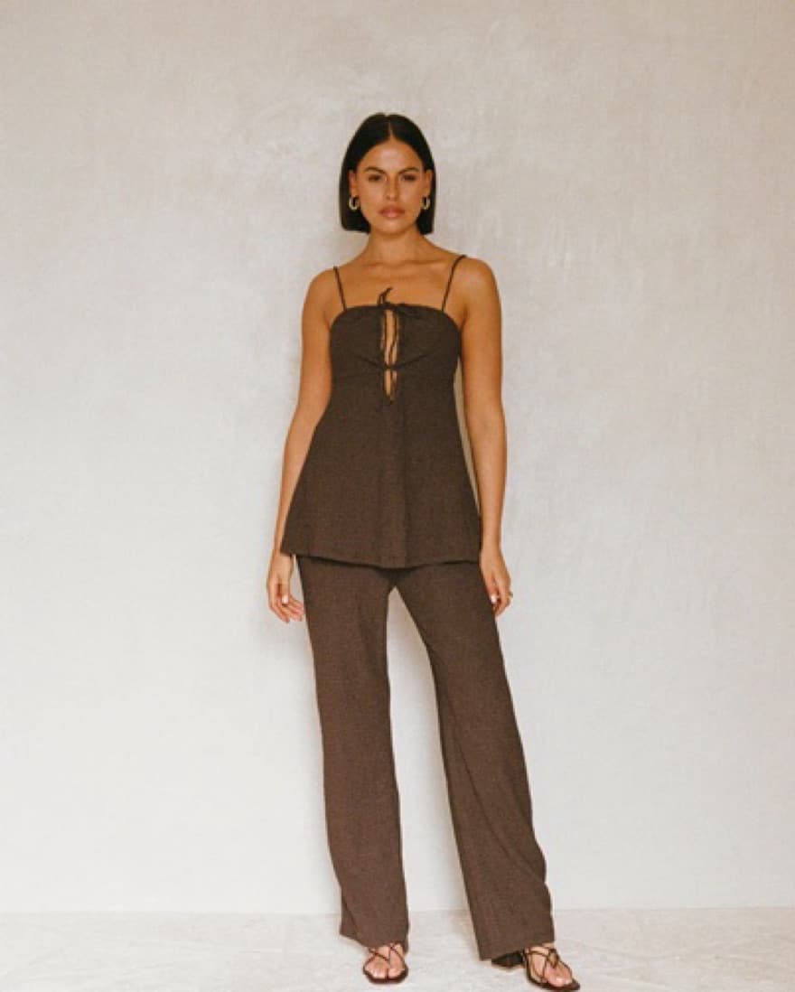 Sabo Brown Ashton Jumpsuit  - Image 1