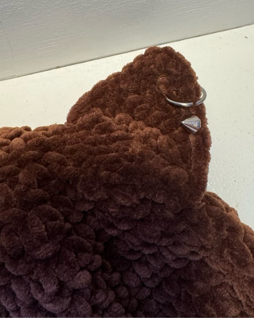 Plush Brown Bear Balaclava - Image 3