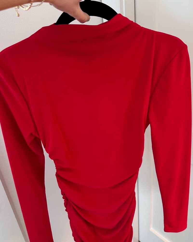 Red Zara Semi Dress - Image 3