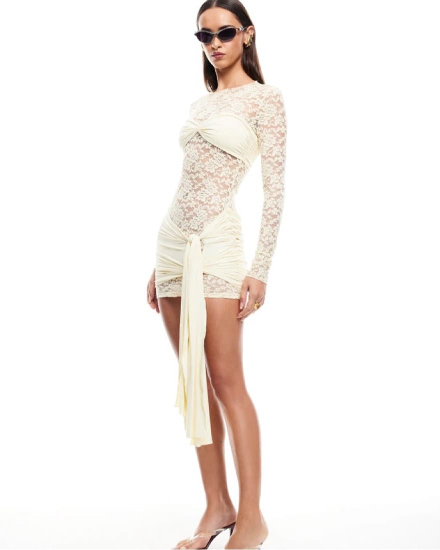 Lioness Butter Midnight Mini Dress - Image 2