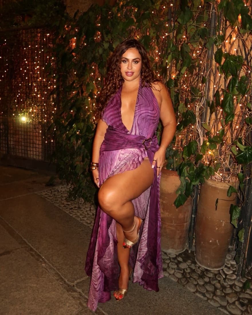 House Of CB Olessia Iris Orchid Maxi - Image 2