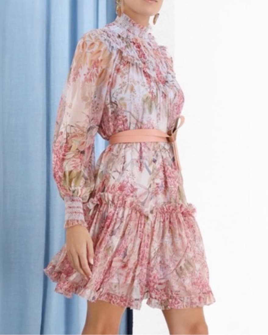 Zimmermann Botanica Smoked Yoke Dress - Image 2