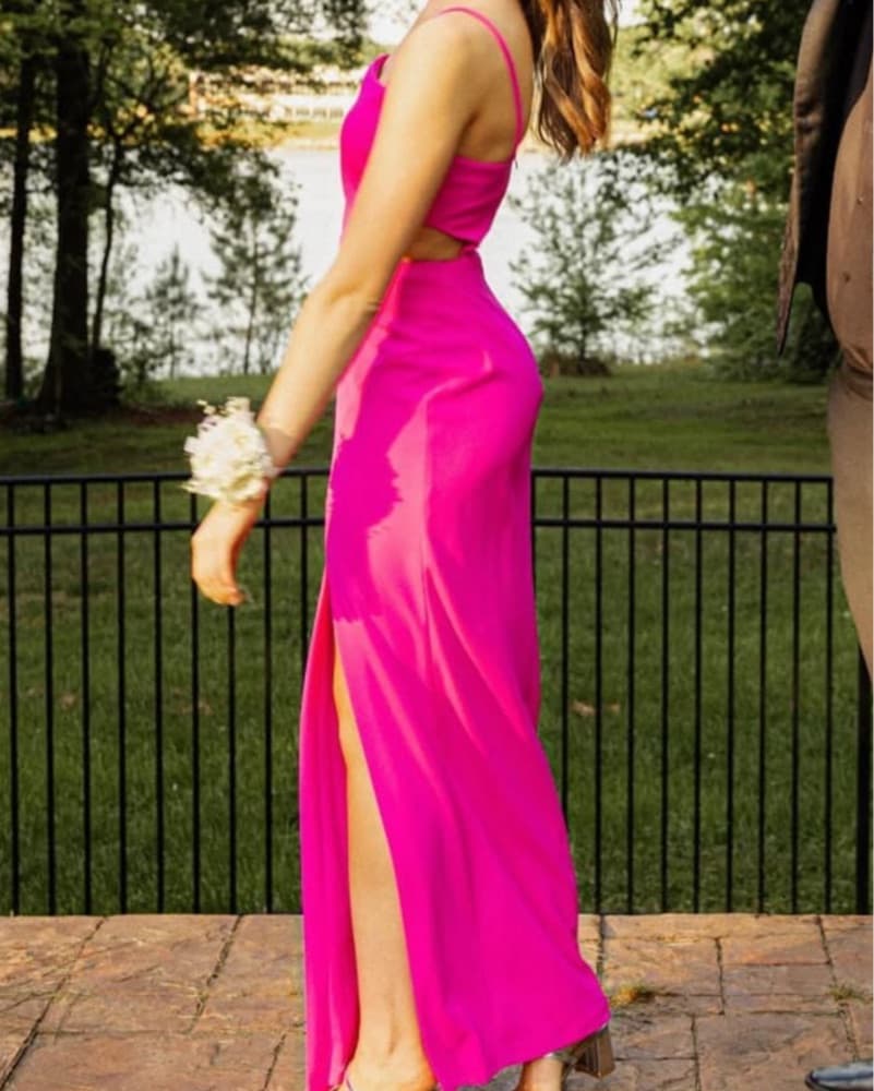 Xscape Cutout Scuba Gown - Image 2