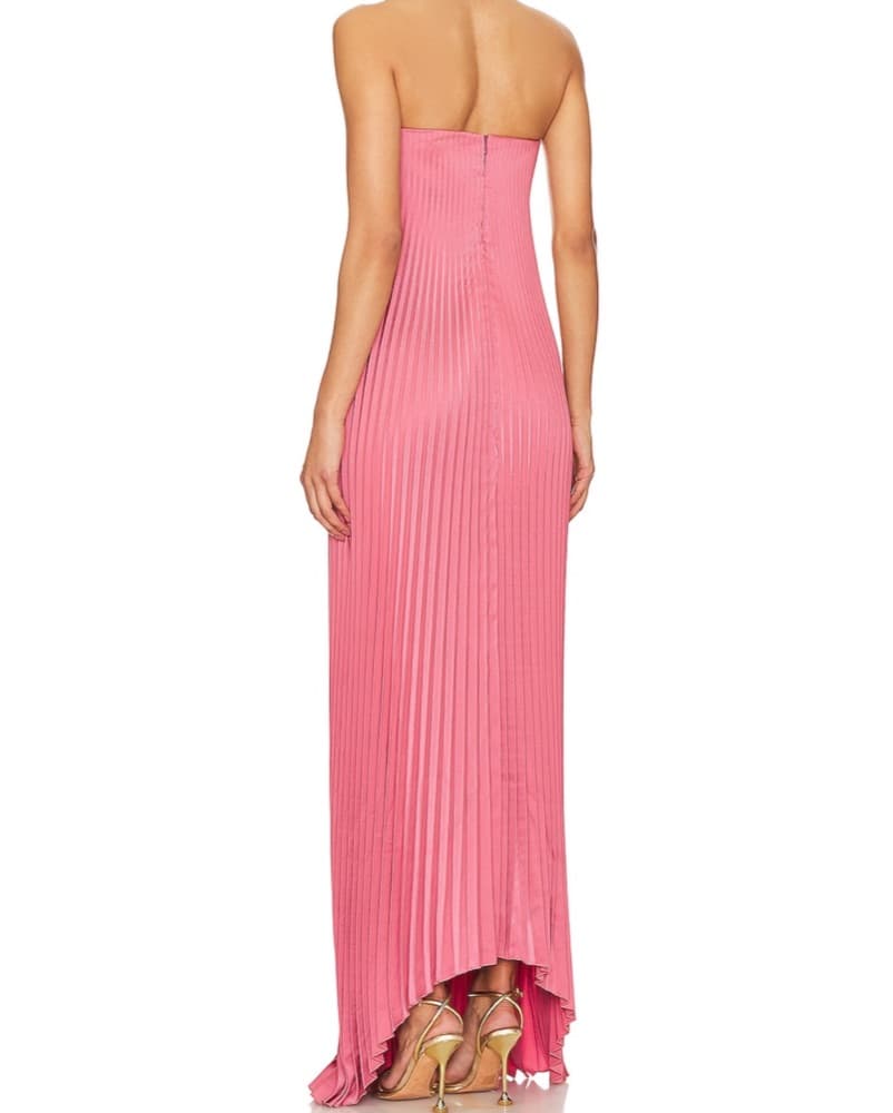 L’IDEE Black Tie Gown In Pink  - Image 3