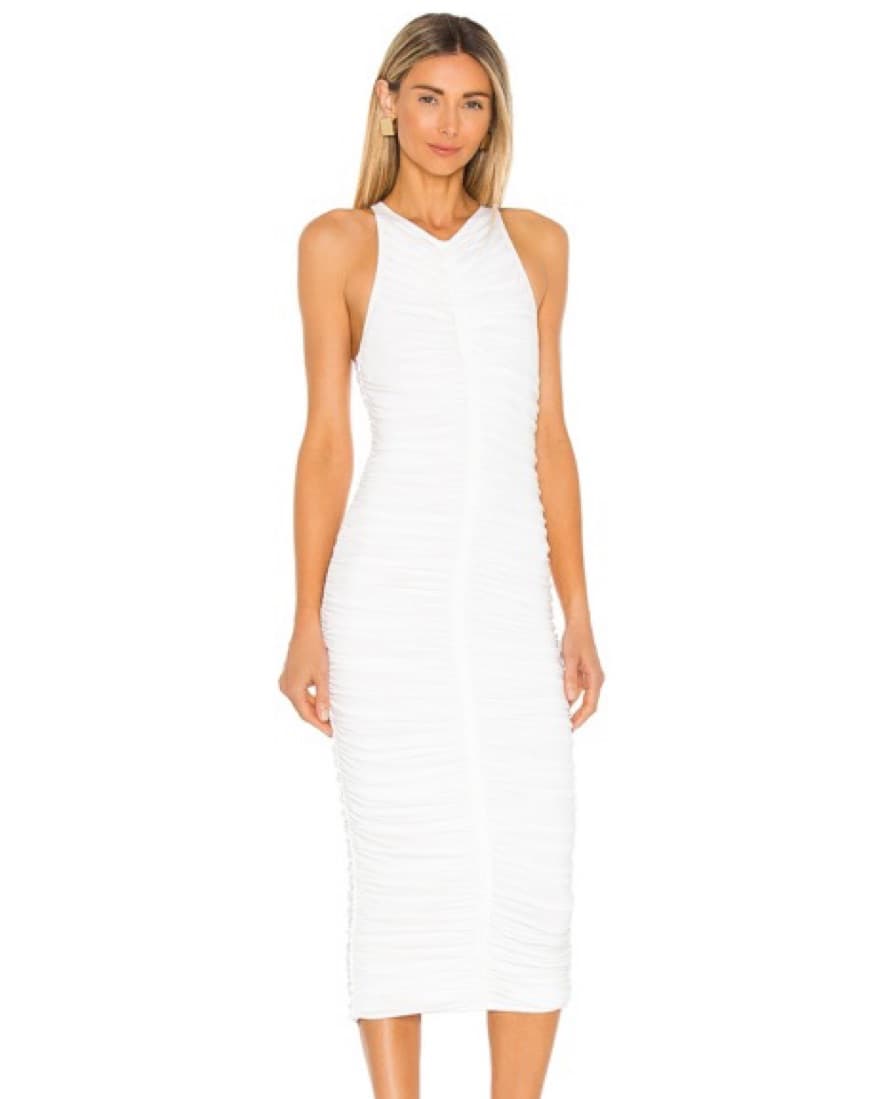 White ALC Adrienne Dress - Image 3