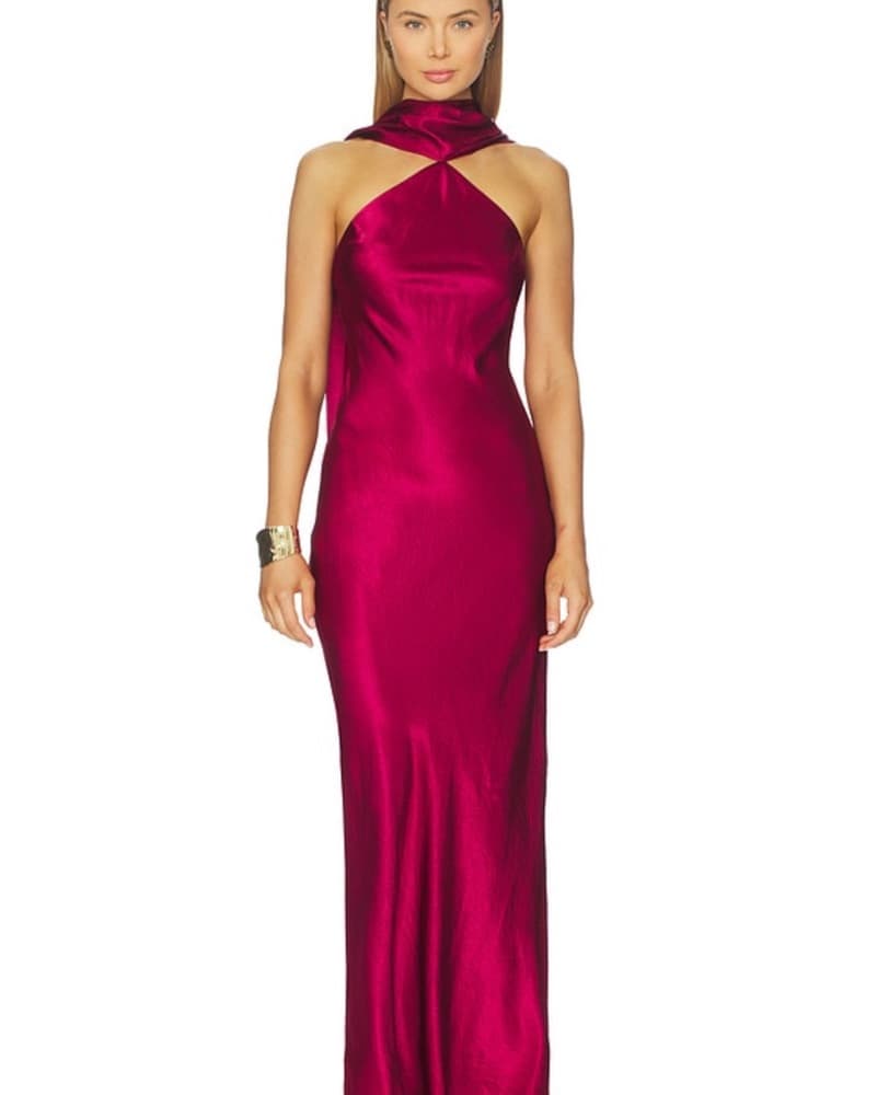 Wine Revolve Ashton Maxi Dress - Image 1